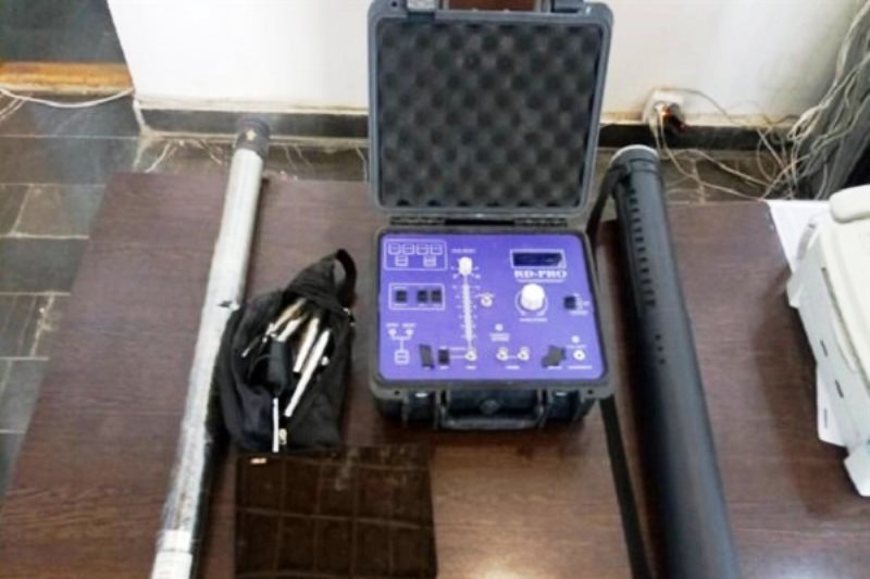 یک دستگاه فلزیاب در شهرستان مریوان کشف و ضبط شد