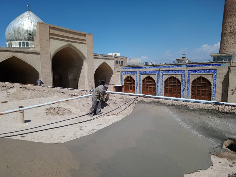 مرحله جدید مرمت مسجد جامع دامغان آغاز شد