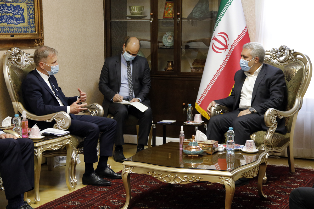 دیدار دکتر مونسان با سفیر آلمان در ایران