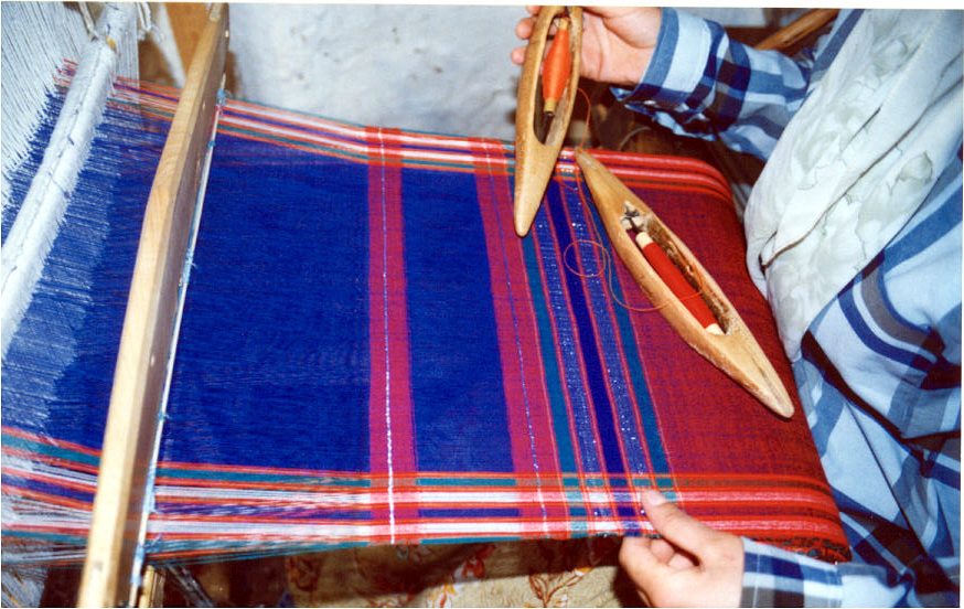 پارچه بافی سنتی در گالیکش