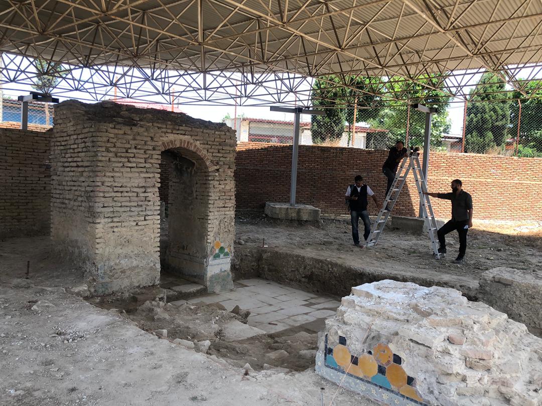 نخستین کاوش باستان‌شناسی حمام صفوی فرح‌آباد کلید خورد