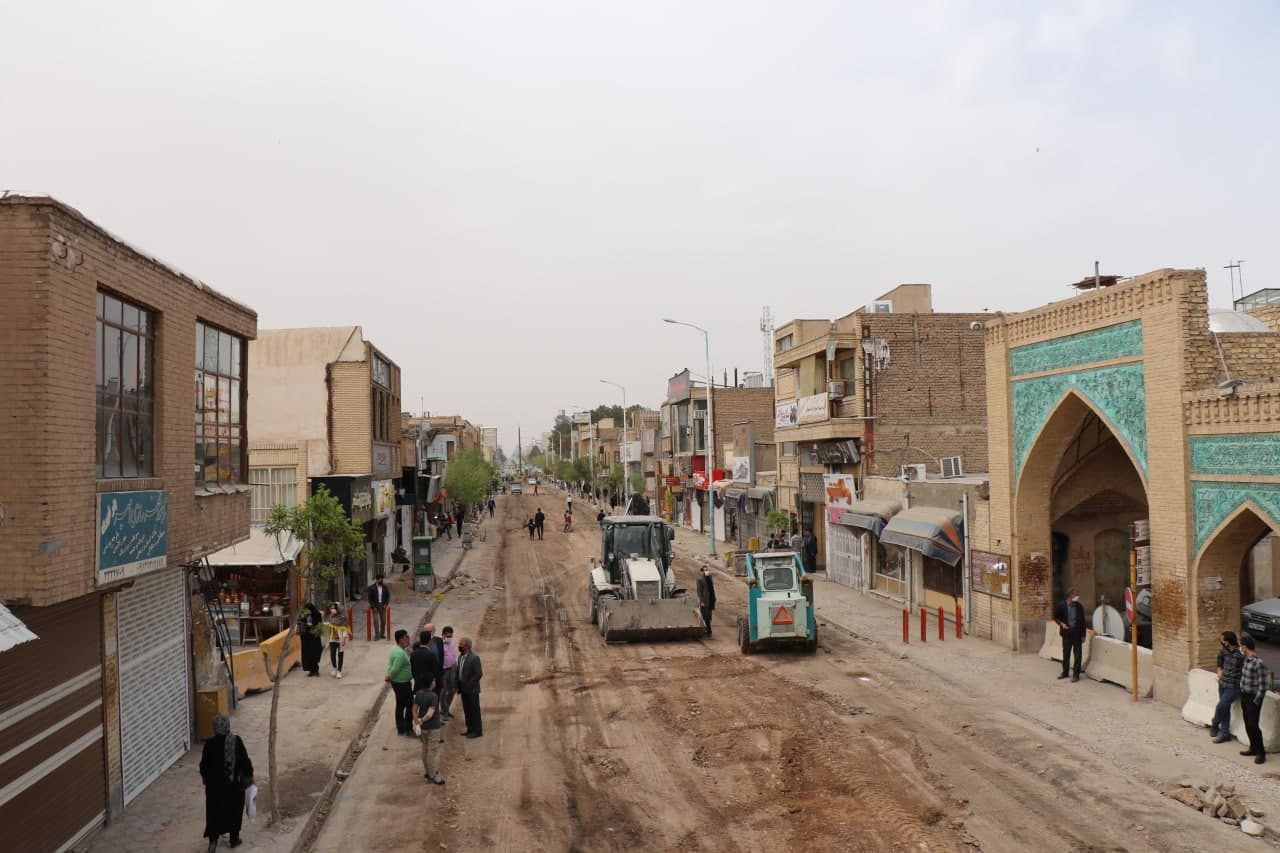 گذر فرهنگی خیابان امام ‌خمینی (ره) سمنان پیاده محور می‌ماند