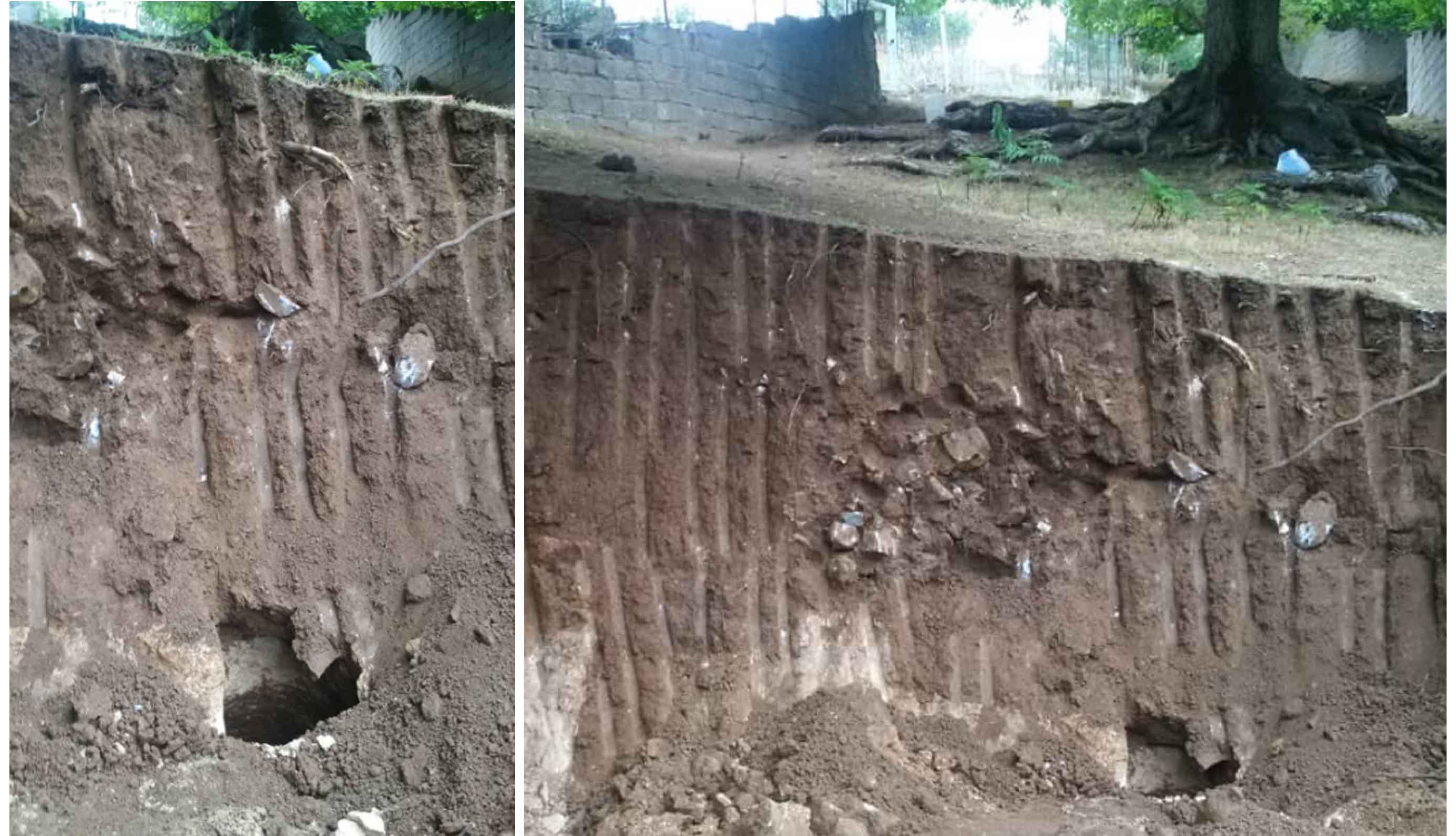 کشف سازه‌ای احتمالا دستکند در حین عملیات حفر پی ساختمان در رودبار