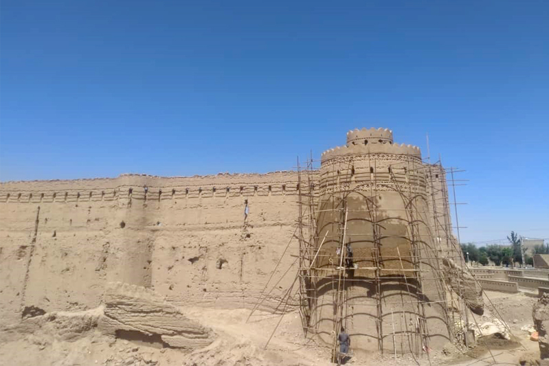 یادگار دوران ساسانی در شاهدیه یزد مرمت شد