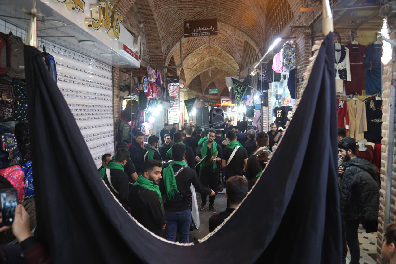 عزاداری حسینیان در بازار تاریخی اردبیل، تبلور دلدادگی به اهل بیت(ع)
