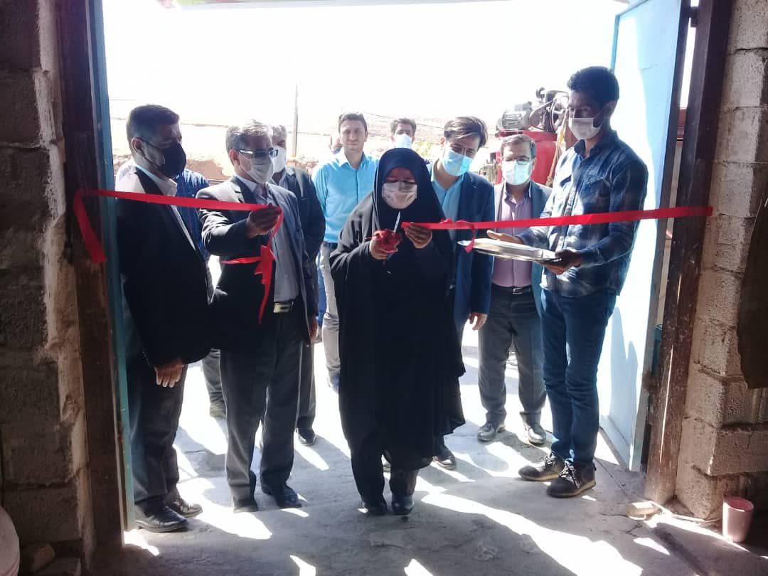 افتتاح واحد تولیدی سفال سنتی در روستای بابره شهرستان ویژه مرند