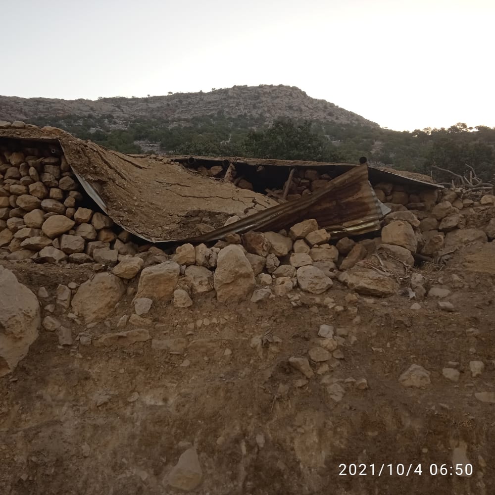 زلزله بخش‌هایی از بنای ثبت‌ملی امام‌زاده «قطب‌الدین» در اندیکا را تخریب کرد