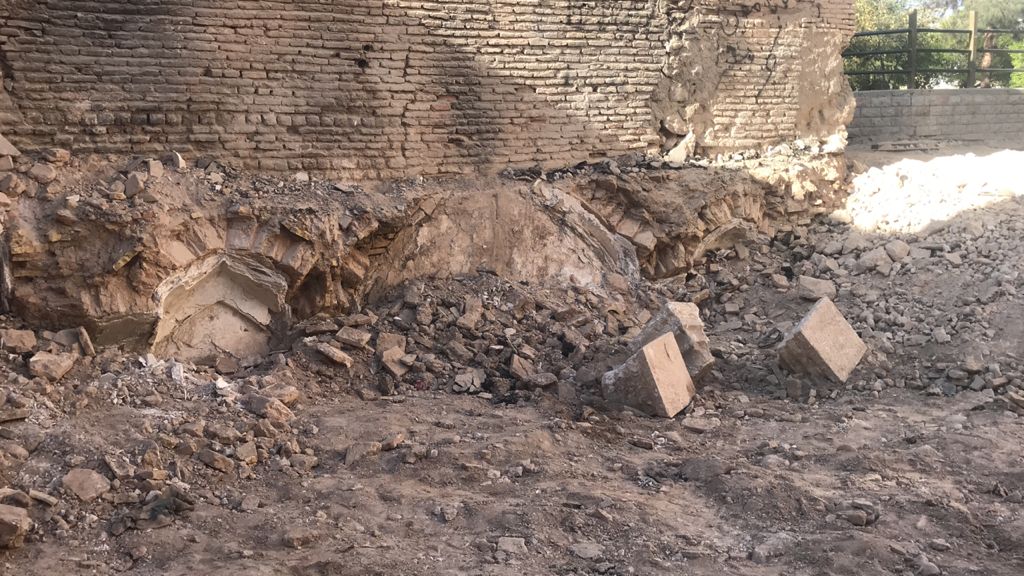کشف یک سازه قدیمی در بافت تاریخی‌فرهنگی شهر شیراز