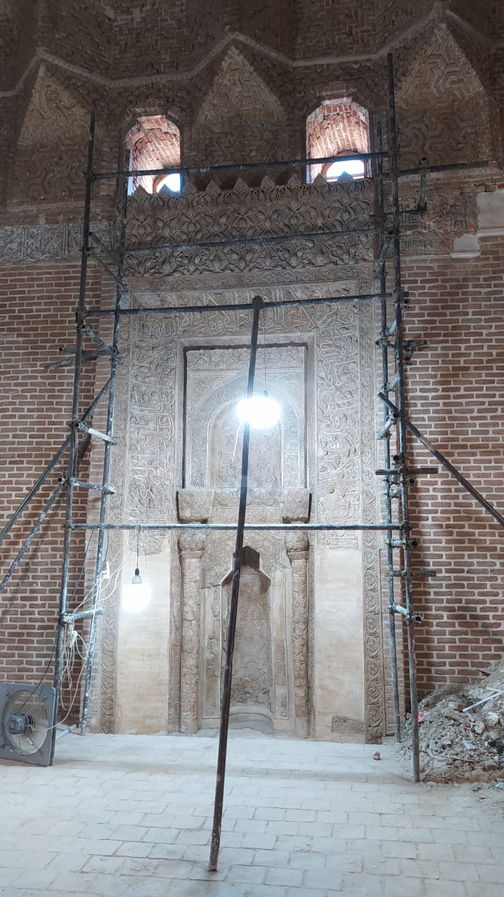 حفاظت و مرمت محراب تاریخی مسجد جامع مرند