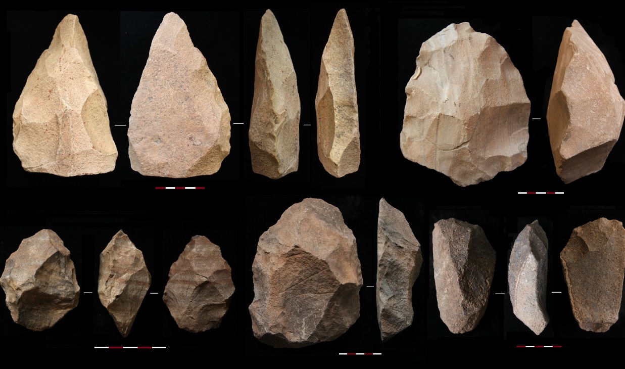 کشف محوطه بزرگ دوره پارینه سنگی کهن در منطقه سنگ معدن کرمانشاه