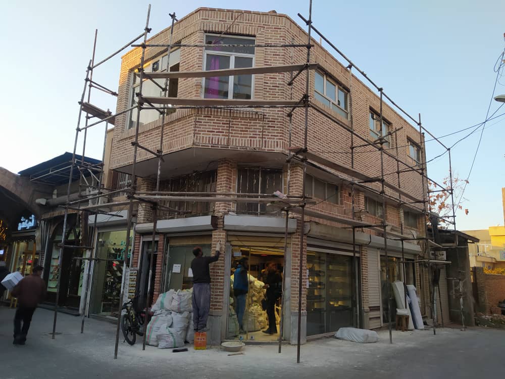 همگون‌سازی نمای ساختمان‌ها در حرمخانه بازار تبریز