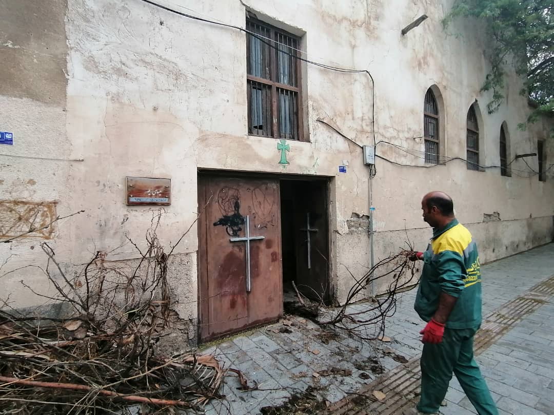 کلیسای گریگوری بوشهر پاک‌سازی شد