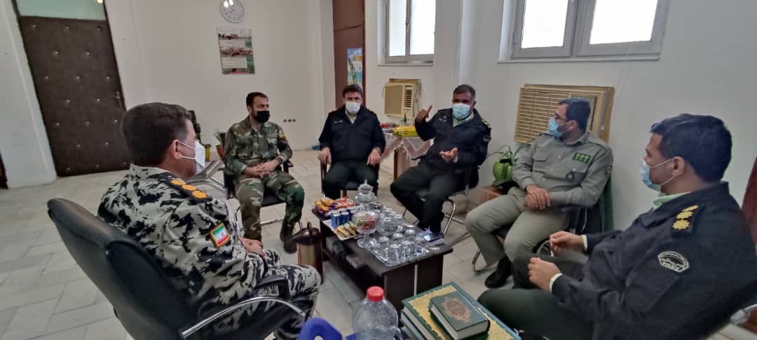 نشست تعاملی فرمانده یگان حفاظت میراث‌فرهنگی بوشهر با فرماندهان یگان حفاظت ادارات استان