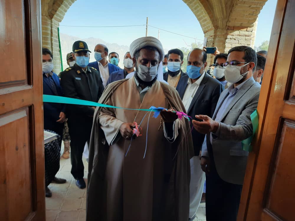 آیین افتتاح نمایشگاه دستاوردهای انقلاب اسلامی در ساختمان تاریخی شهربانی میرجاوه