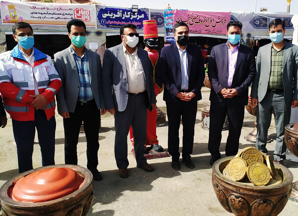 افتتاح بازارچه نوروزی خضری دشت بیاض