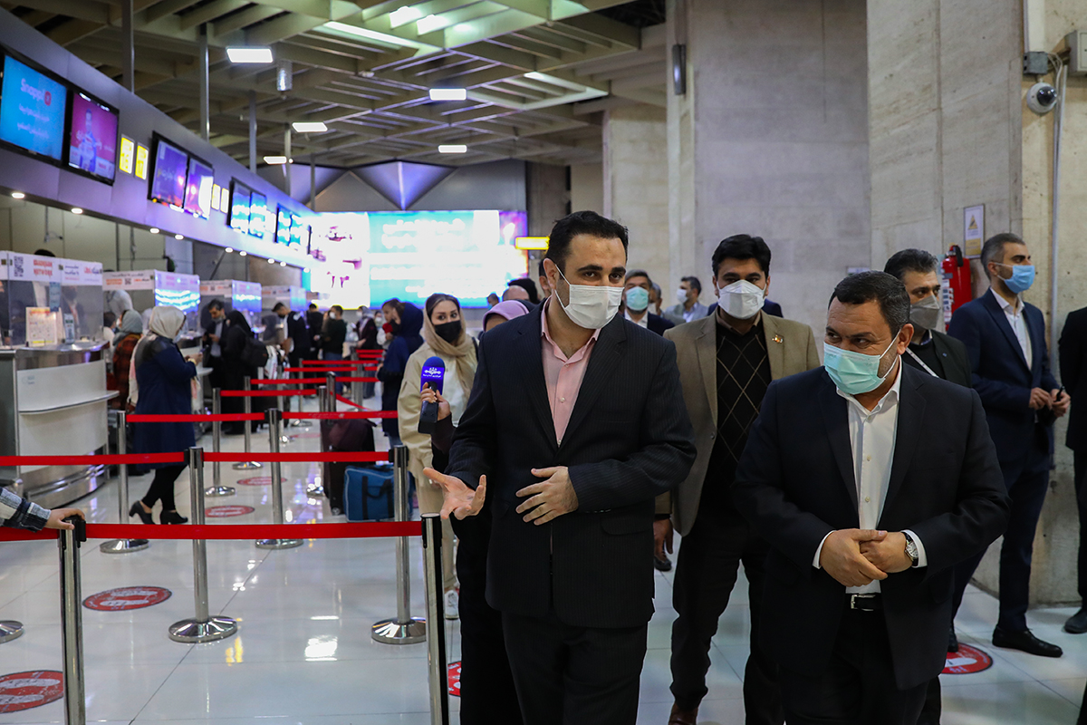 بازدید رئیس ستاد مرکزی هماهنگی خدمات سفر از فرودگاه‌های مهرآباد و امام خمینی (ره) - 1