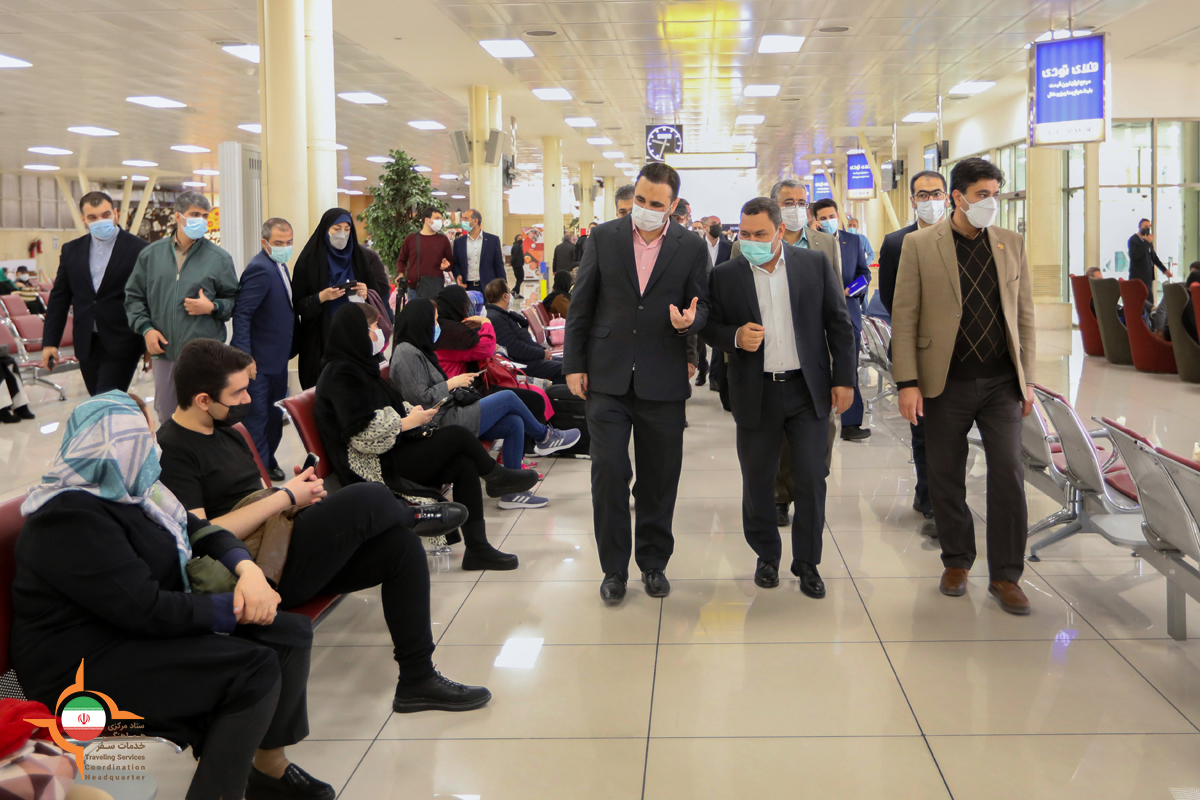 بازدید رئیس ستاد مرکزی هماهنگی خدمات سفر از فرودگاه‌های مهرآباد و امام خمینی (ره) -2