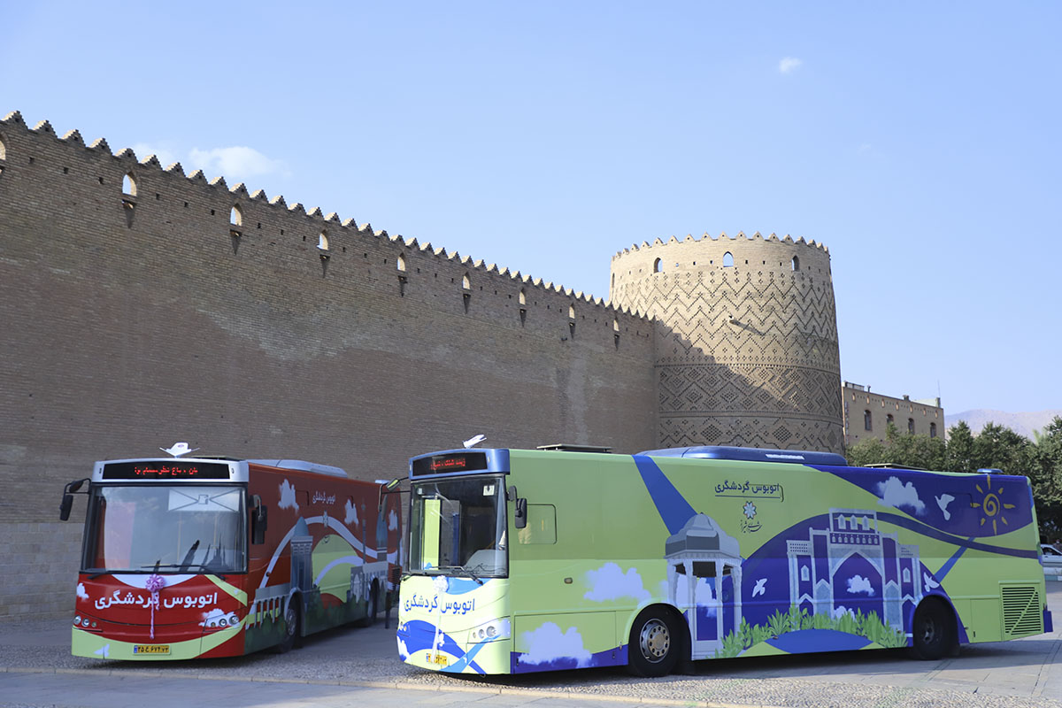 فعالیت اتوبوس‌های گردشگری برای نوروز در شیراز
