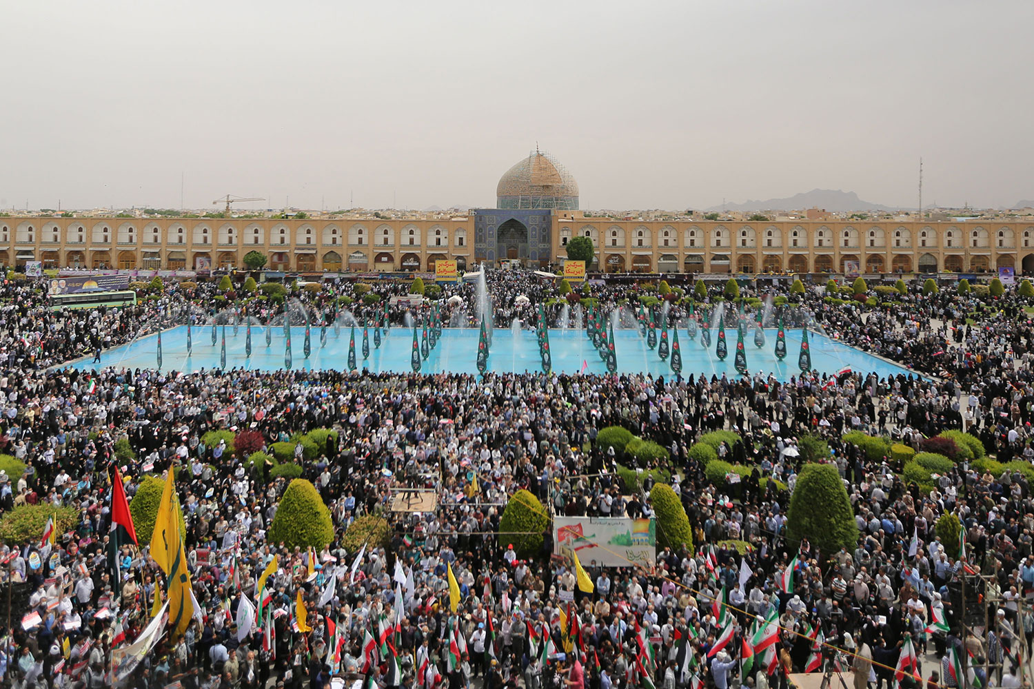 راهپیمایی روز قدس در میدان امام خمینی اصفهان