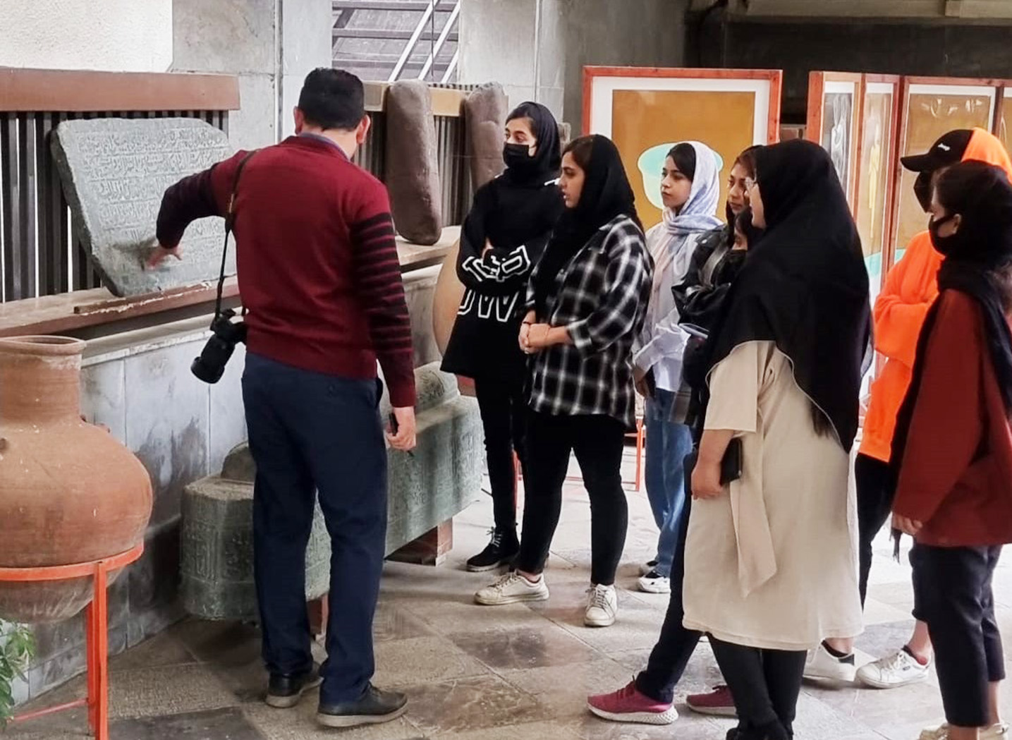 بازدید علمی دانش‌آموزان از آثار تاریخی شاخص استان گلستان