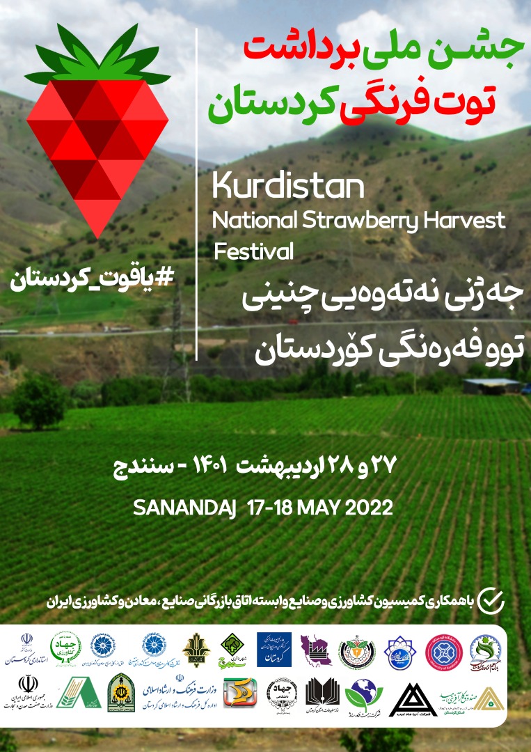 جشن ملی برداشت توت‌فرنگی در کردستان فرصتی برای توسعه گردشگری است