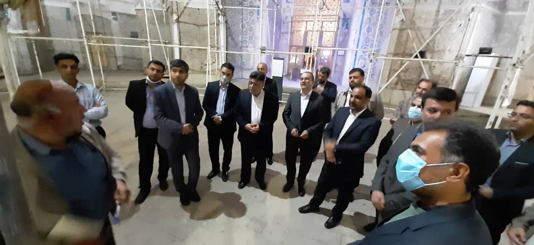 معاون رئیس‌جمهوری و رئیس سازمان امور اداری و استخدامی کشور از گنبد سلطانیه بازدید کرد