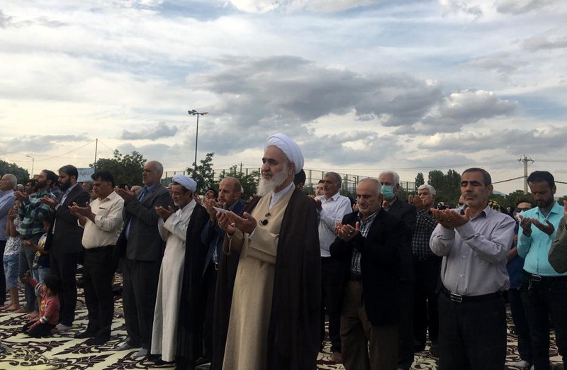 آیین کهن پنجاه‌بدر با اقامه نماز طلب باران در قزوین برگزار شد