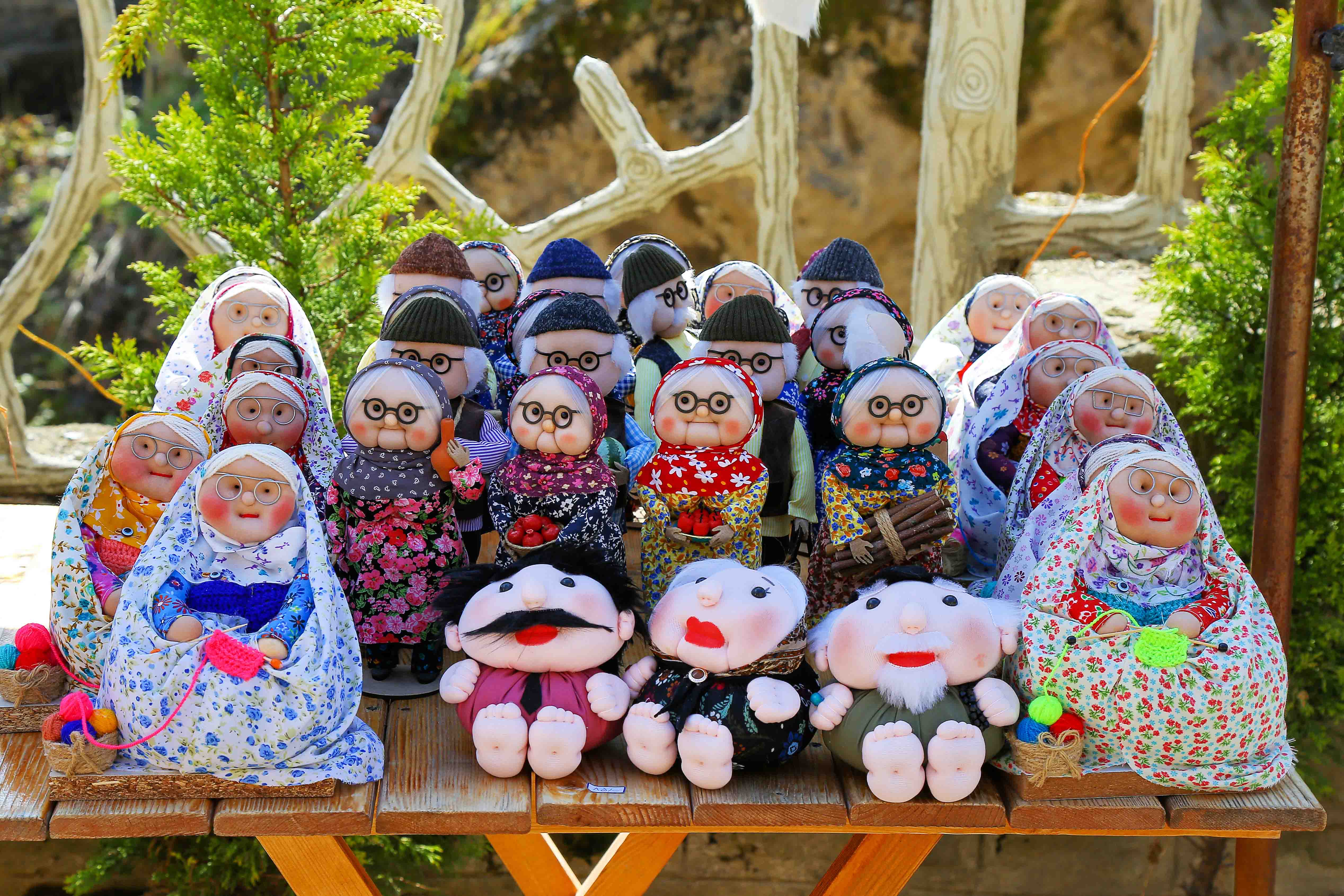 برگزاری کارگاه بافت عروسک‌های سنتی در ماسوله