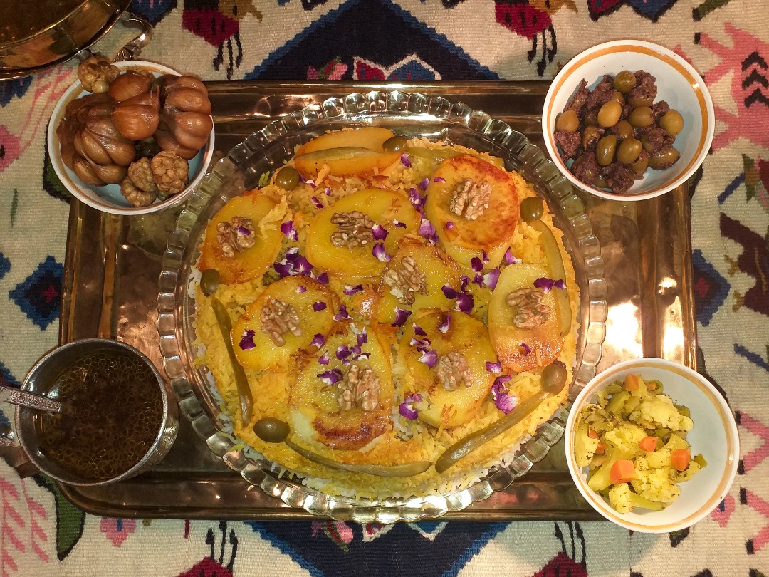 باسدیرما پلو غذای لذیذ محلی عجین‌شده با مناسبت‌های مردم اردبیل