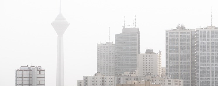 آلودگی هوای تهران در شبانه روز گذشته