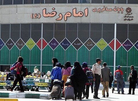 700هزار زائر وارد کلانشهر مشهد شدند
