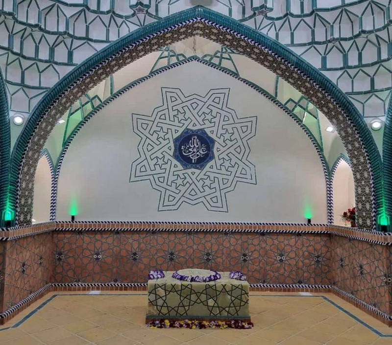برگزاری آیین رونمایی از مرمت سرداب امامزاده‌حسين (ع) در قزوین