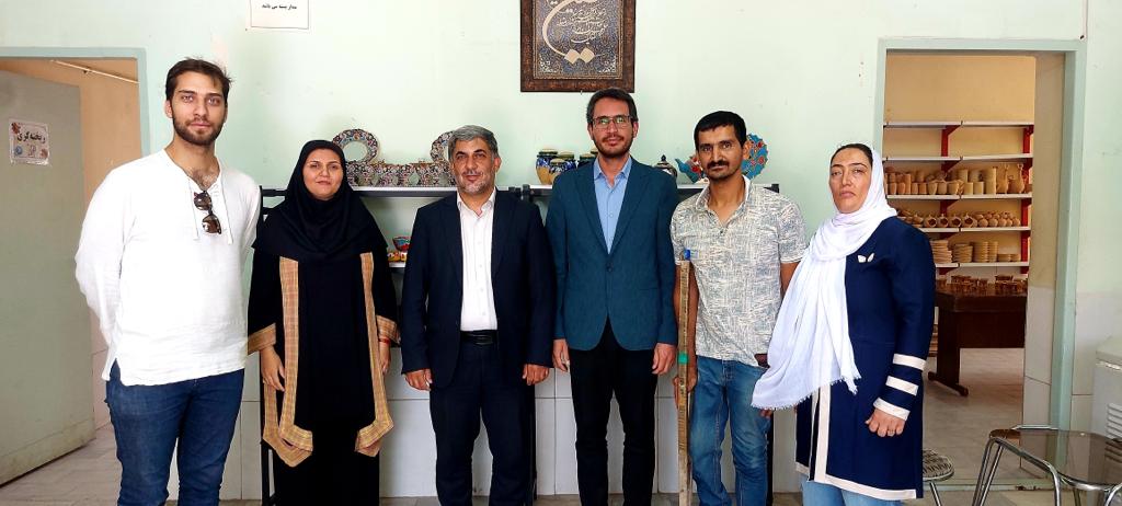 افتتاح یک کارگاه سفال و سرامیک در یزد