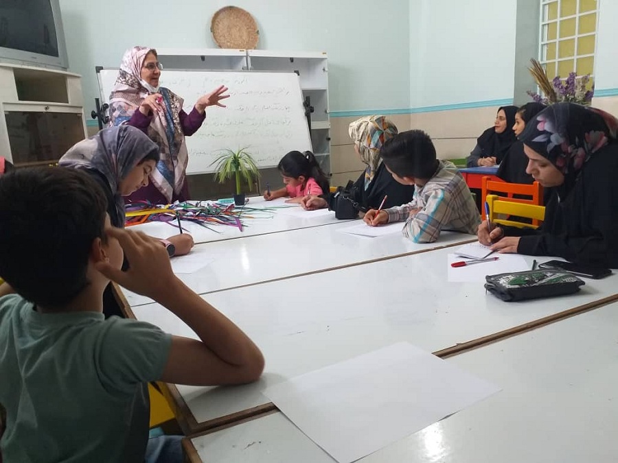 برگزاری کلاس آموزشی حصیربافی برای دختران ناشنوا در شادگان