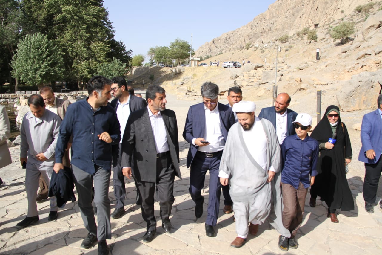 مروری بر سفر مهندس ضرغامی وزیر میراث‌فرهنگی به استان کرمانشاه