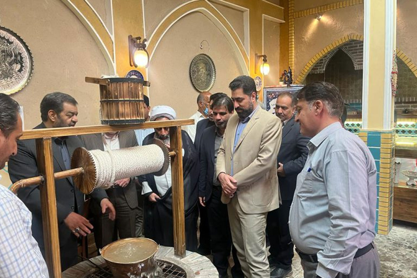 افتتاح یک سفره‌خانه سنتی در باغشهر تاریخی نطنز