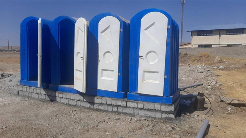 نصب و راه‌اندازی تجهیزات بهداشتی در مسیر زائران اربعین حسینی در آذربایجان غربی