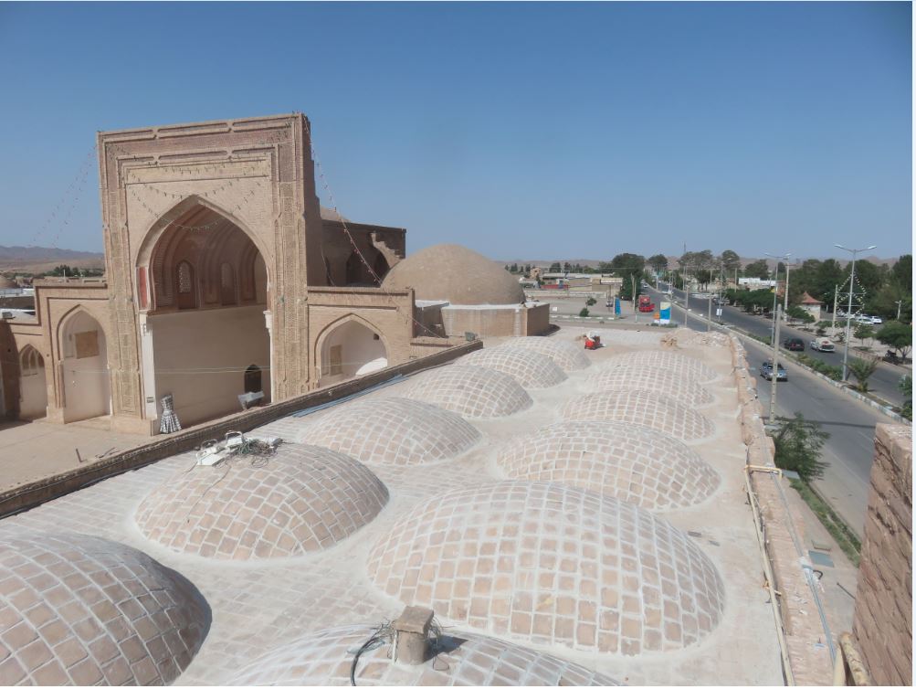 مرمت شبستان صد ستون مسجد جامع قدیم فردوس