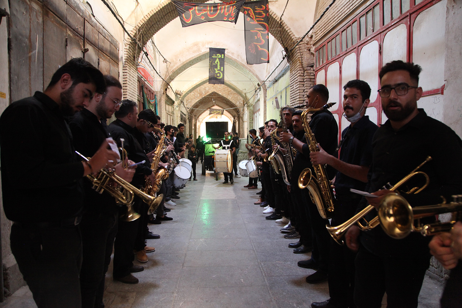 عزاداری روز تاسوعا بازار تاریخی کرمان