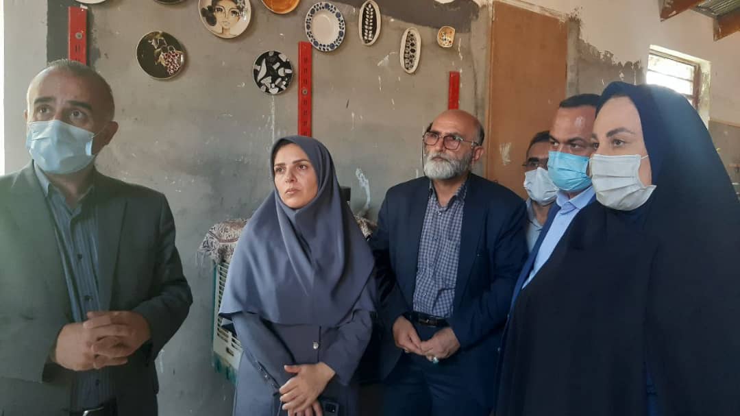 افتتاح کارگاه سفال‌سنتی و سرامیک در روستای شیرکوه شهرستان رودبار