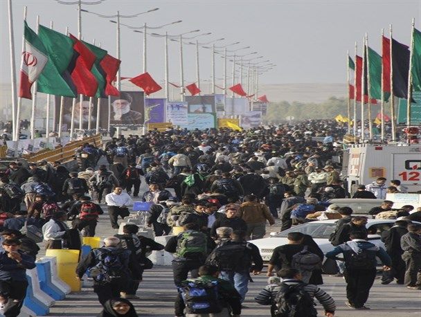 افزایش ۱۴۴ درصدی تردد زائران از مرز بین‌المللی مهران 