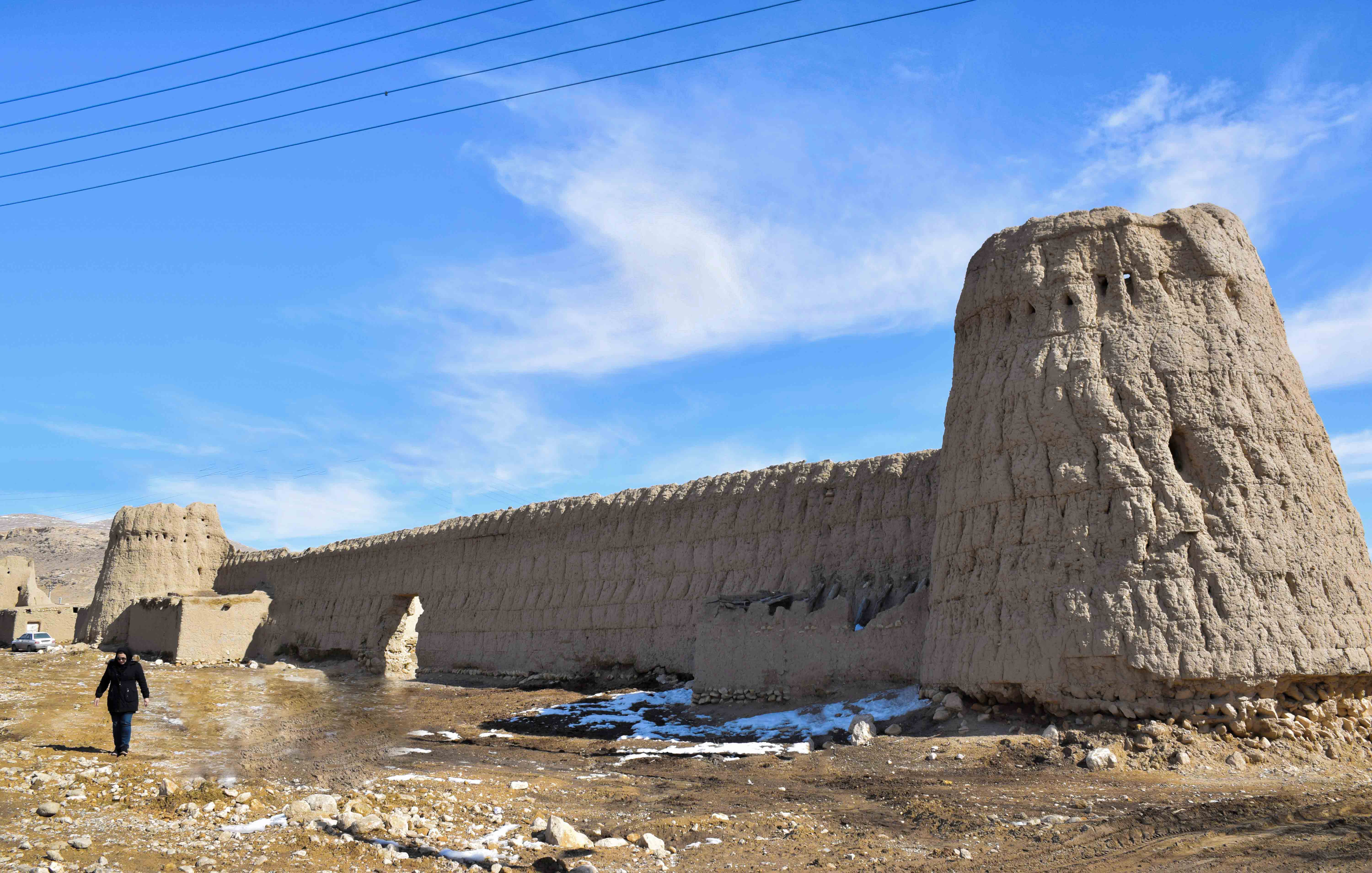 مرمت و استحکام‌بخشی قلعه صلوات‌آباد شهرستان بیجار کردستان