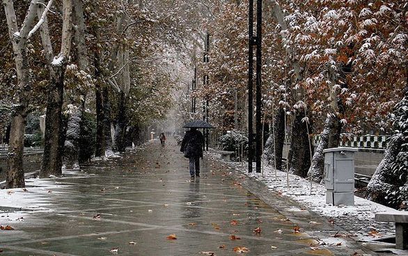 برف و باران در کشور/ تداوم آلودگی هوا در تهران و البرز