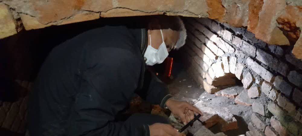 کشف سازه تاریخی زیرزمینی در لنگرود گیلان