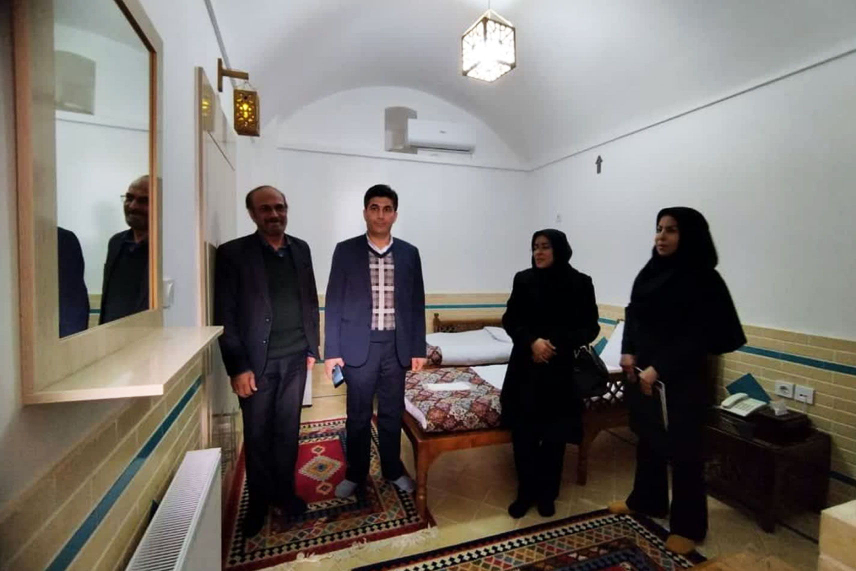 نظارت بر مراکز اقامتی نائین و انارک اصفهان برای تعیین درجه‌بندی پایان یافت