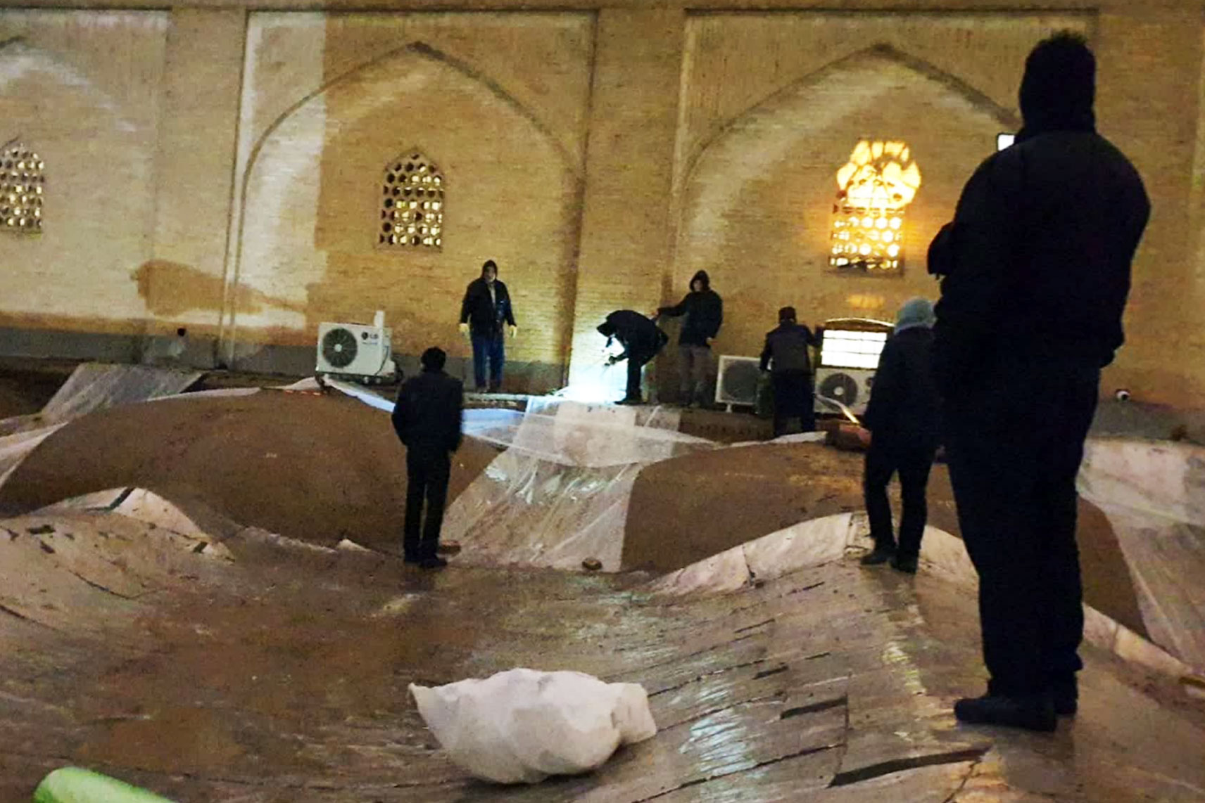 تمامی بناهای تاریخی اصفهان پس از بارش‌های اخیر بررسی و پایش شدند