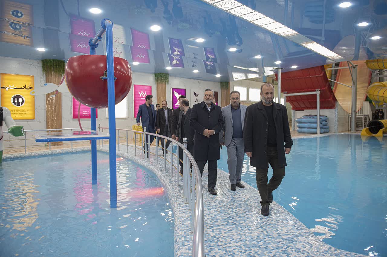 افتتاح بزرگترین پارک آبی غرب کشور در کرمانشاه