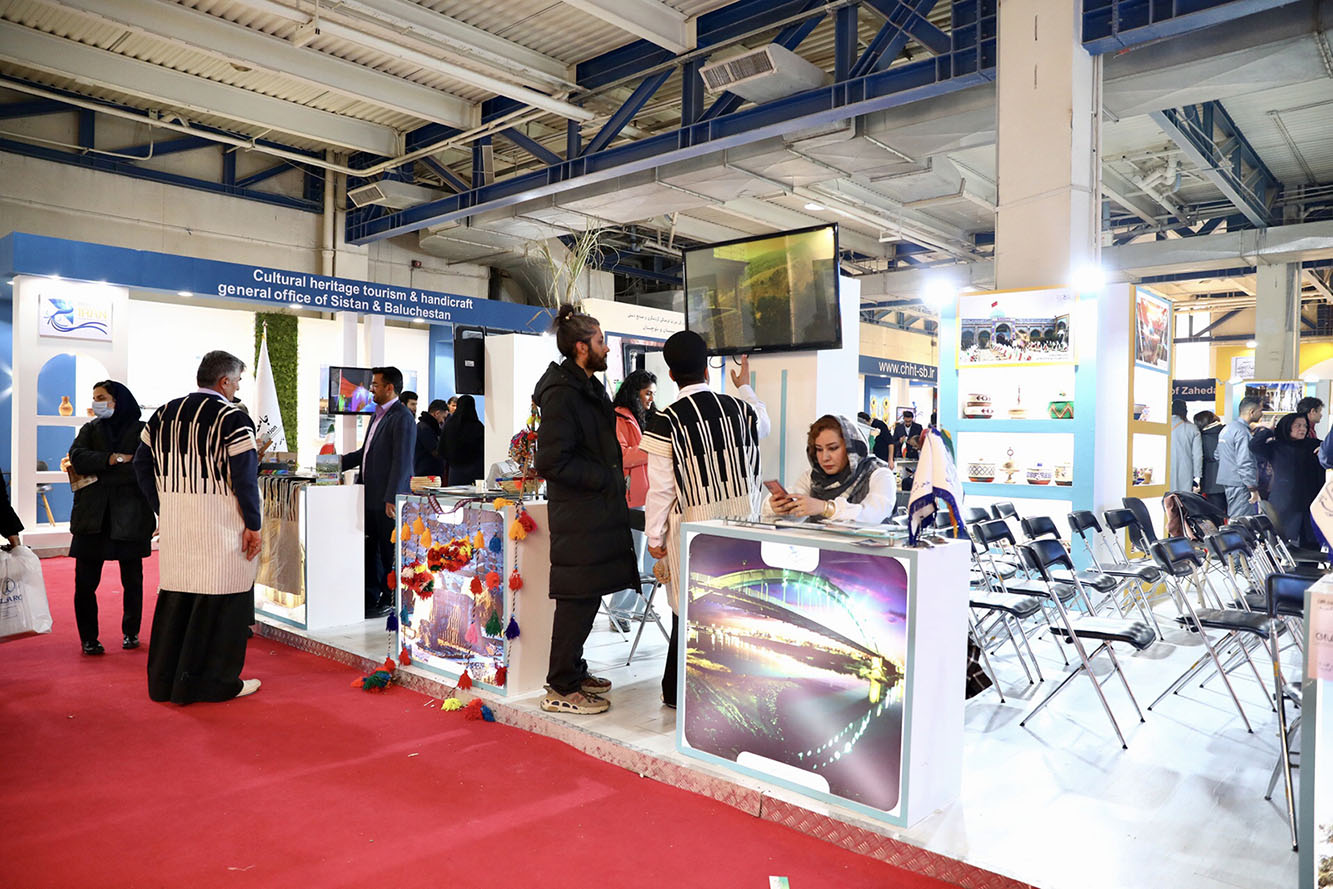 غرفه اداره‌کل میراث‌فرهنگی خوزستان در شانزدهمین نمایشگاه بین‌المللی گردشگری - رور سوم