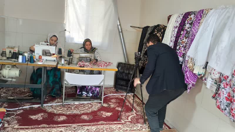 ضبط برنامه خبری لباس‌های محلی و اقوام روستای هارون آباد