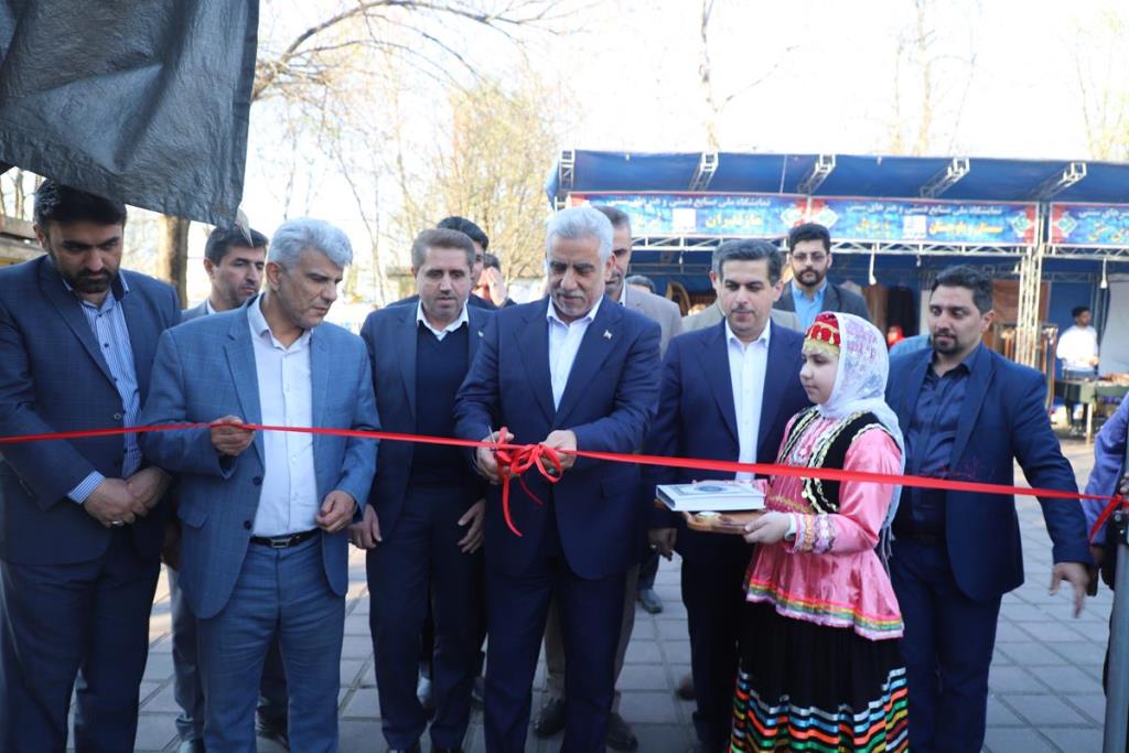 افتتاح نمایشگاه سراسری صنایع‌دستی کشور در رشت